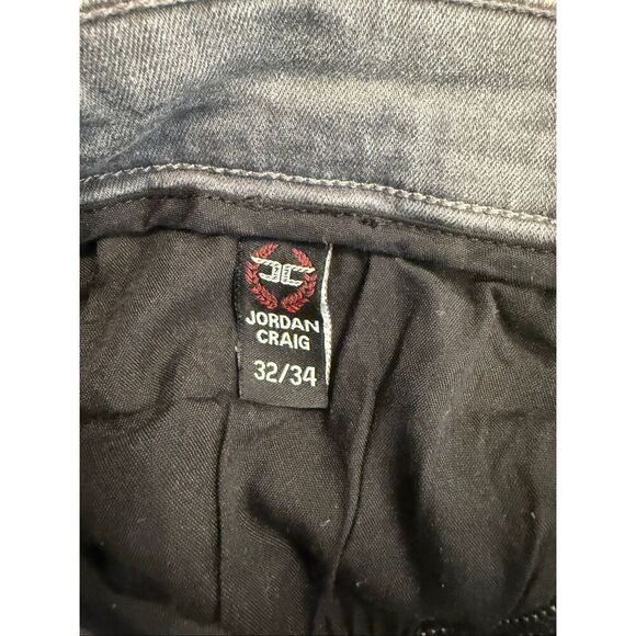 Jordan Craig Men's Gray Sean High Rise Faded Skinny Jeans Size 32/34 - Picture 7 of 8